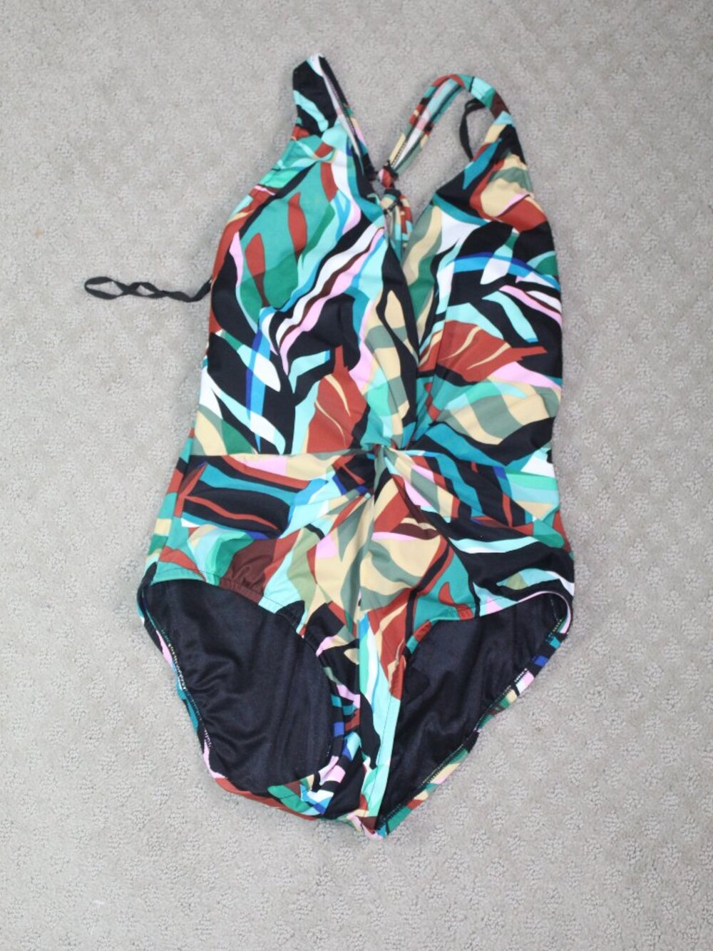 Magicsuit Size 8 Abstract Multicolor One Piece Swimsuit
